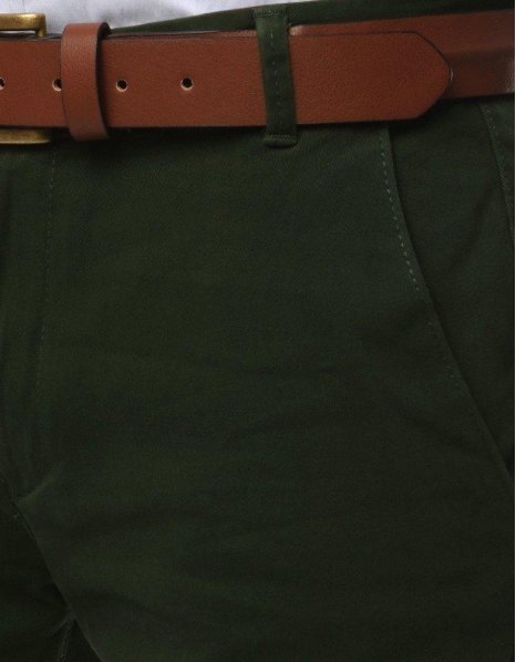 Pánska chinos nohavice zelené