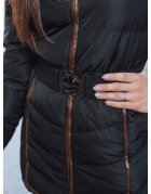 Čierna dámska zimná prešívaná bunda Barosa