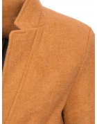 Hnedý jednoradový pánsky kabát