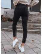 Čierne dámske džínsové nohavice Zanna