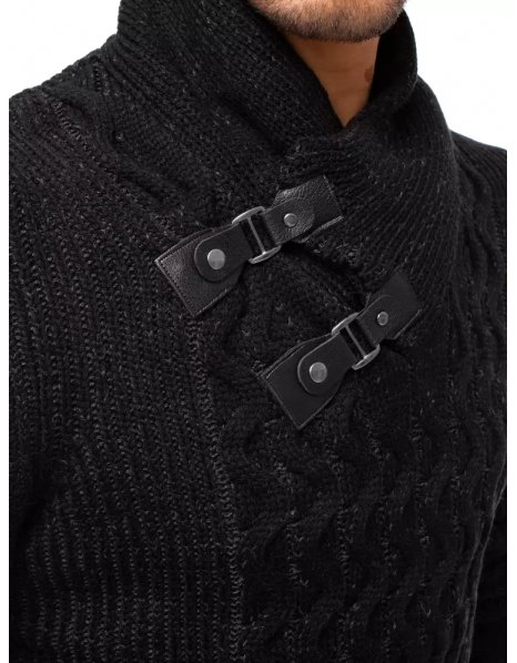 Pánsky čierny sveter