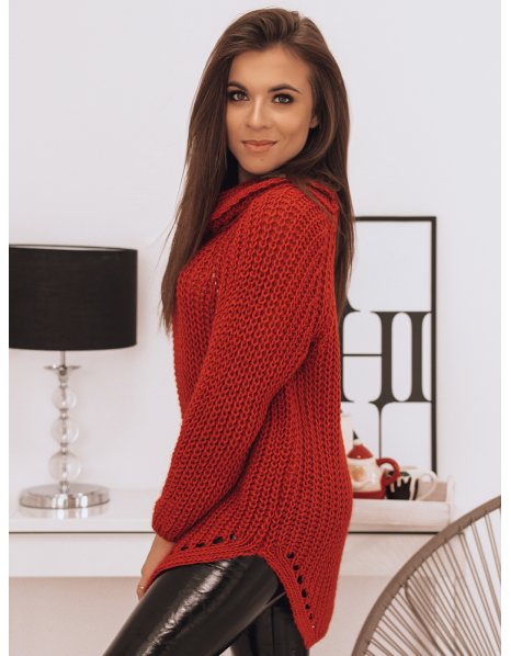 Červený dámsky sveter Lovisa