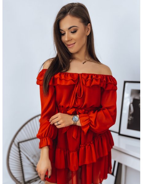 Červené hispánske šaty Brianna