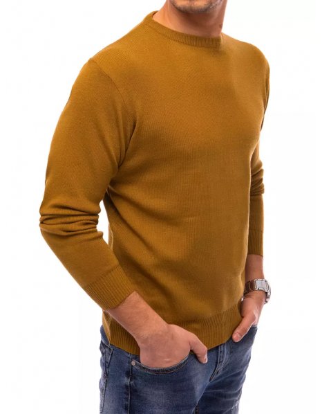 Horčicový pánsky sveter