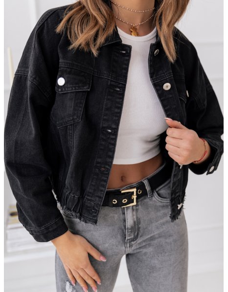 Dámska džínsová bunda Malibia čierna