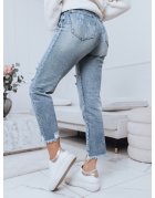 Dámske džínsové nohavice Clary modré