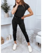 Čierne dámske džínsové nohavice Mayo
