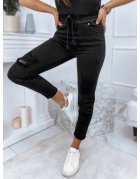 Čierne dámske džínsové nohavice Mayo