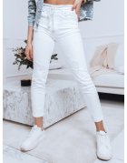 Biele dámske džínsové nohavice Mayo