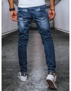 Tmavomodré pánske džínsové nohavice