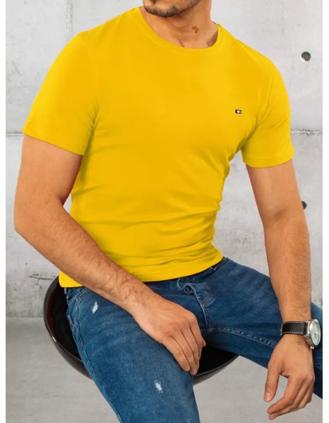 Žlté pánske tričko