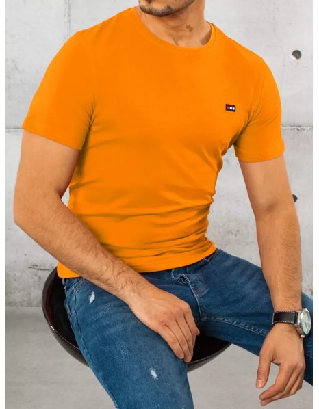 Pomarančové pánske tričko