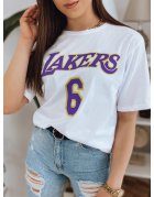 Biele dámske tričko Lakers