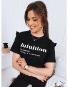 Dámske tričko Intuition čierne