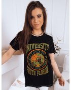 Čierne dámske tričko University