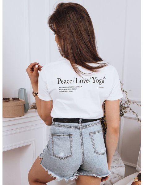 Ekru dámske tričko Yoga