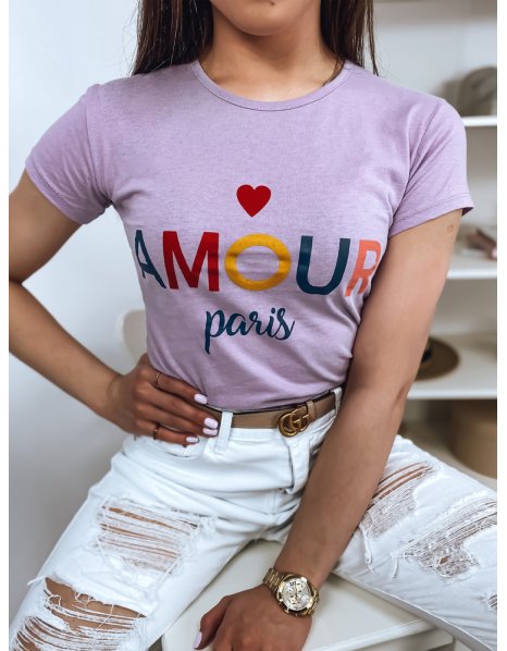 Dámske fialové tričko Amour