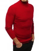 Červený pánsky rolákový sveter