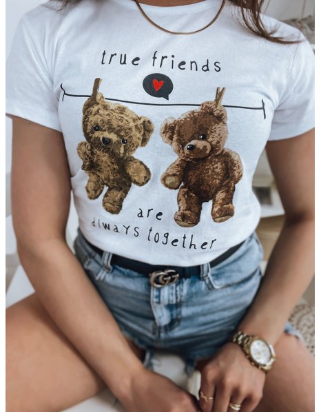 Biele dámske tričko True Friends