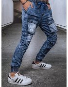 Pánske džínsové jogger nohavice