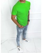 Zelené pánske základné tričko