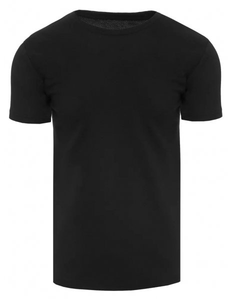 Čierne pánske vzorované tričko