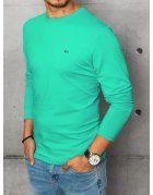 Pánske zelené tričko s dlhými rukávmi