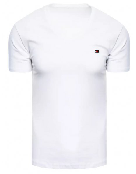 Biele základné pánske tričko