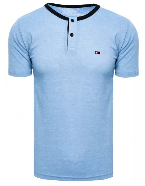 Modré pánske Basic tričko