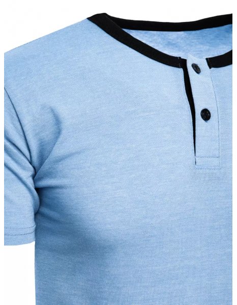 Modré pánske Basic tričko