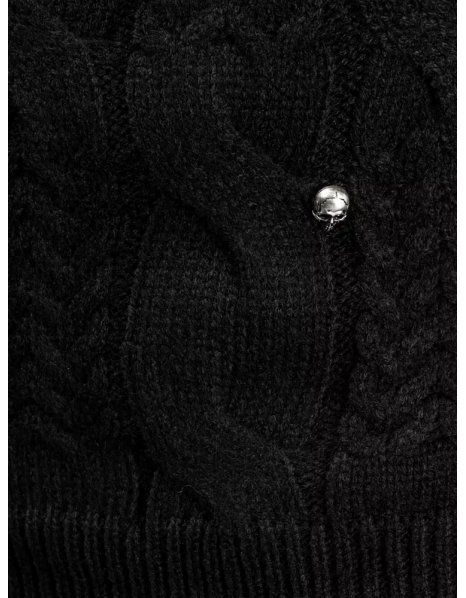 Pánsky rolákový čierny sveter