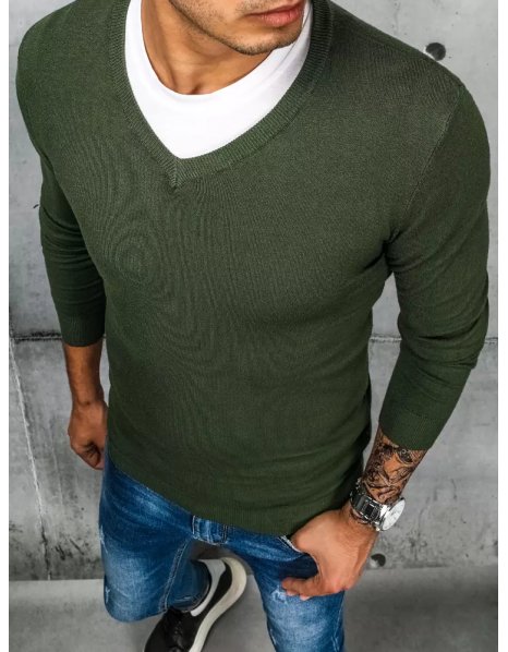 Pánsky zelený sveter