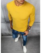 Pánsky klasický žltý sveter