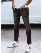 Pánske džínsové čierne nohavice