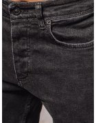 Pánske džínsové čierne nohavice