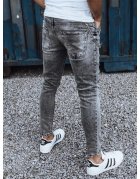 Pánske svetlošedé džínsové nohavice