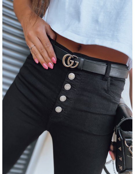 Nohavice dámske džínsové Clari čierne