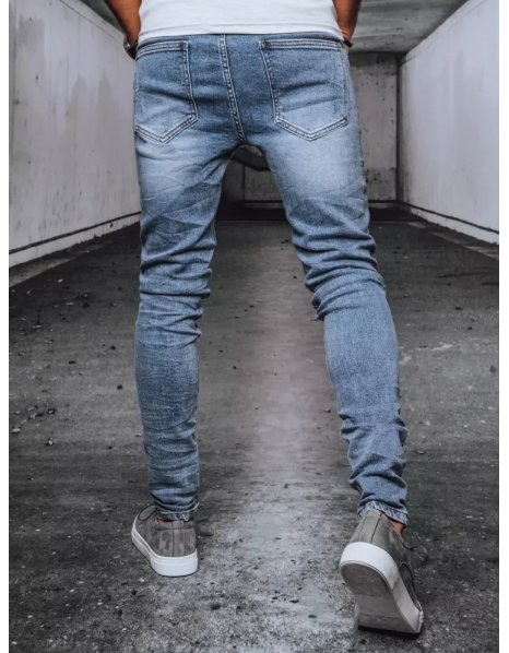 Pánske nohavice džínsové modré