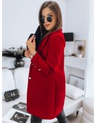 Dámsky červený kabát STREET LIKE