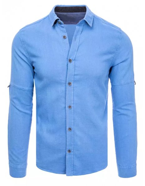 Pánska modrá košeľa 