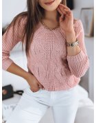 Dámsky ružový sveter SERAFIN