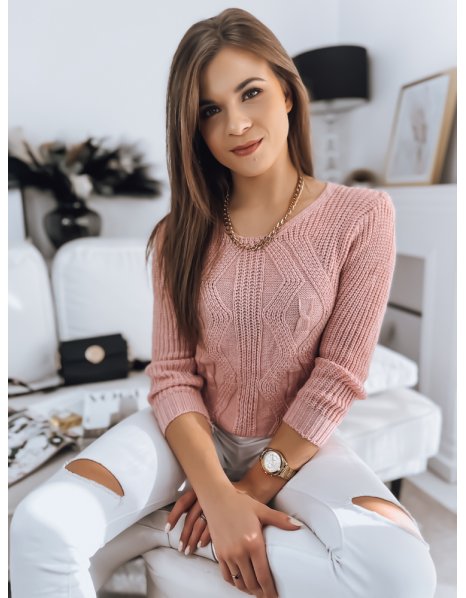 Dámsky ružový sveter SERAFIN