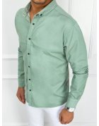 Pánska elegantná zelená košeľa