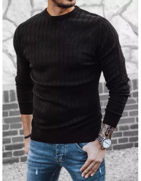 Pánsky sveter čierny