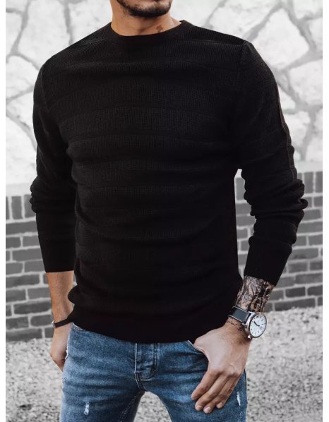 Pánsky sveter čierny