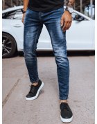Pánske džínsové nohavice modré UX4020
