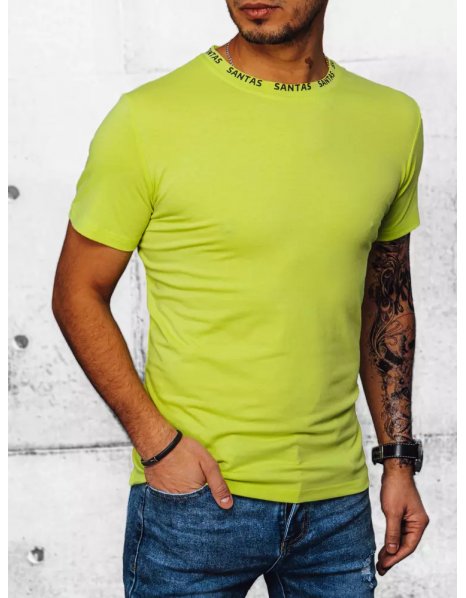 Svetlozelená pánske tričko s potlačou