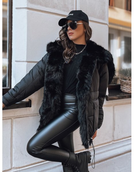 Bunda oversize dámska bunda Brilliance čierna