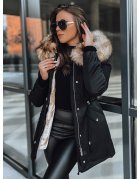 Zimná dámska párka bunda Garnet čierna