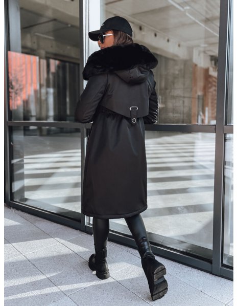 Zimná dámska párka bunda Luster čierna